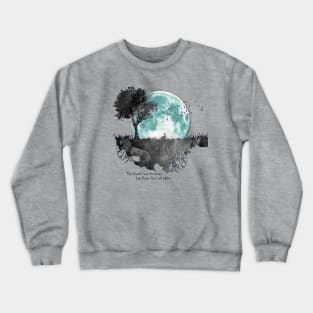 Earth Music - Moon Gazing Rabbit Crewneck Sweatshirt